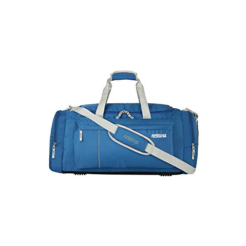 American Tourister X Bag Nylon 55 Cms Travel Duffle Bag Blue