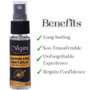 Vigini Hammer King Sexual Lubricant Lube Massage Cream Gel & CFC Free 9Inch Lubricants Enhancer Delay Spray For Men -80ml