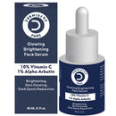 Dermistry 10% Vitamin C 1% Alpha Arbutin Skin Whitening Lightening Brightening Instant Glowing Fairness Face Serum for Removes Pigmentation Dark Spots Correcting Skin Radiance Repair Sun Damage 30ml