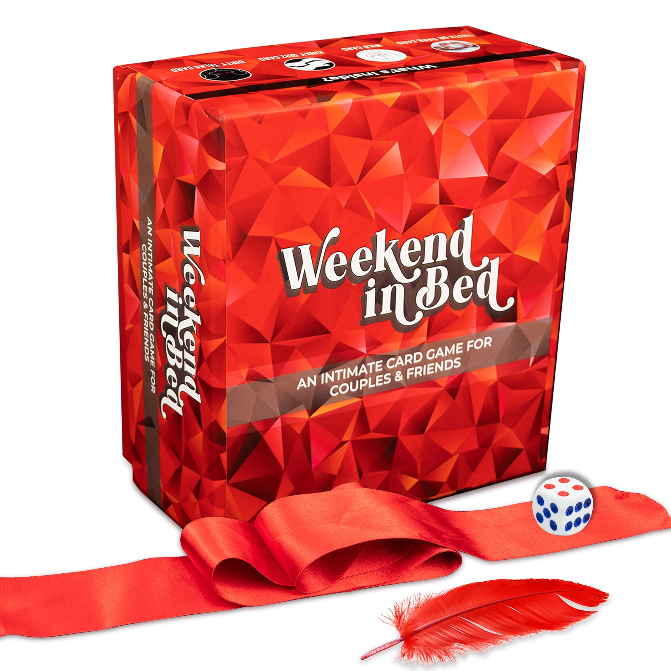 Clickedin Weekend in Bed Card Game for Couples and Lovers, Perfect for