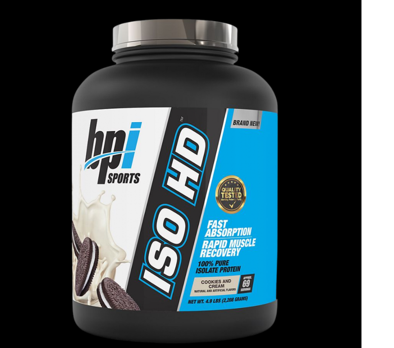 BPI Sports ISO HD, 2.27 kg (5 lb), Cookies & Cream