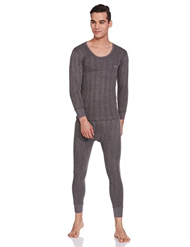 Lux Inferno Men's Thermal (Inferno_CH_FS_RN_TRO_Set_95_Charcoal Melange_X-Large)