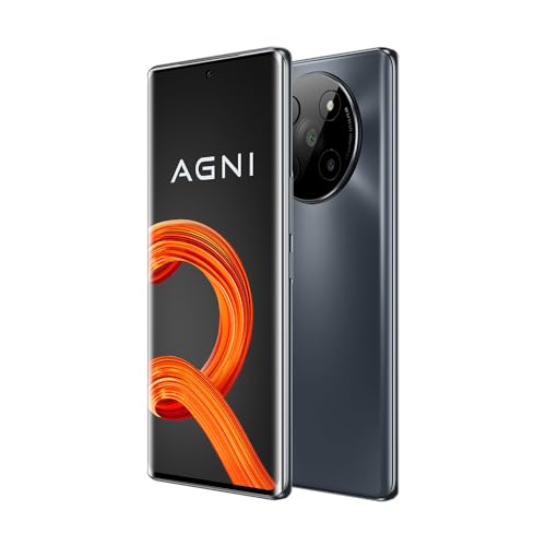 Lava Agni 2 5G (Glass Iron, 8GB RAM, 256GB Storage) |2.6GHz Dimensity 7050 6nm Processor | Curved Amoled Display| 13 5G Bands | Superfast 66W Charger | Clean Android (No Bloatware, No Ads)