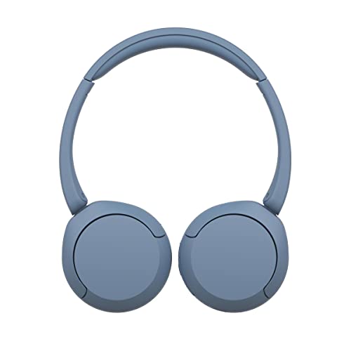 Sony WH-CH520, Wireless On-Ear Bluetooth Headphones with Mic, Upto 50 Hours Playtime, DSEE Upscale, Multipoint Connectivity/Dual Pairing,Voice Assistant App Support for Mobile Phones (Blue)