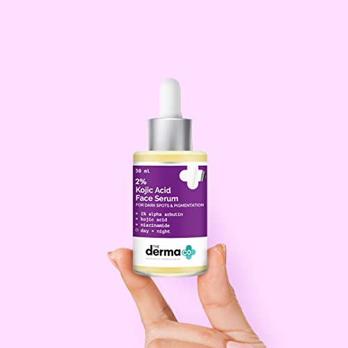 The Derma Co 2% Kojic Acid Face Serum With 1% Alpha Arbutin & Niacinamide For Dark Spots & Pigmentation, 30ml