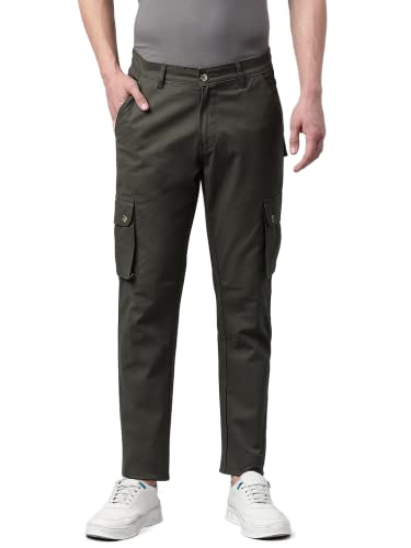 Hubberholme Men's Casual Trousers (HH-8004-38, Green, 38)