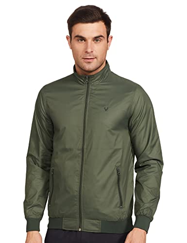 Allen Solly Men's A-Line Coat Jacket Green L