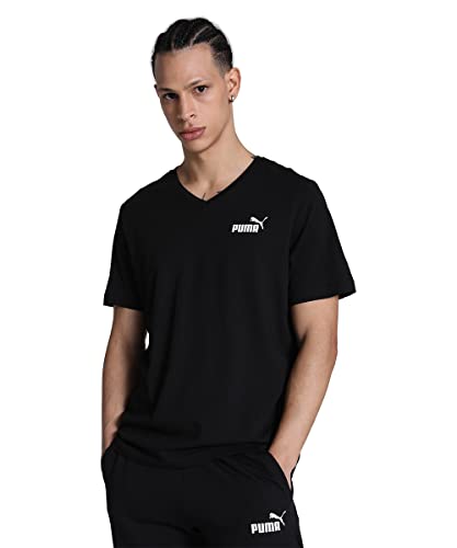 Puma Men's Printed Regular Fit T-Shirt (67778401_Black
