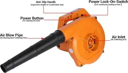 ADN-POWER 700W/14000RPM Blower Dust Cleaner for AC/Computer/Home Forward Curved Air Blower