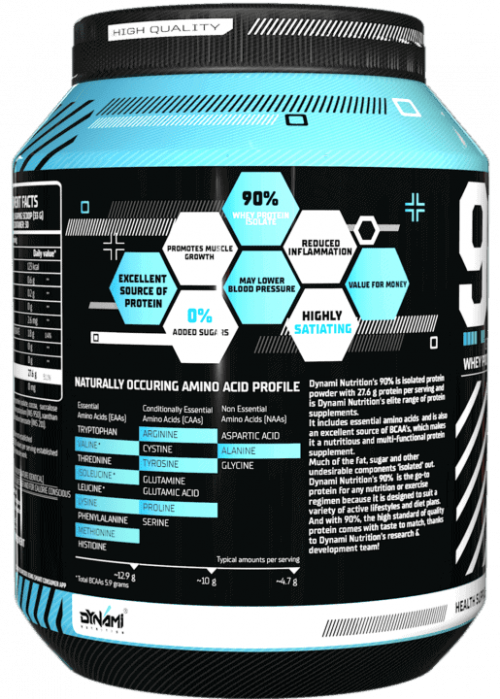 Dynami Nutrition 90% Whey Protein Isolate