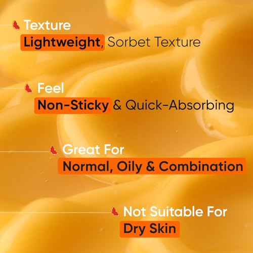 Dot & Key Vitamin C + E Sorbet Super Bright Moisturizer for Face | Vitamin C Face Moisturizer For Glowing Skin | Fades Pigmentation & Dark Spots, Reduces Skin Dullness | Oil Free & Lightweight | For All Skin Types | 60ml