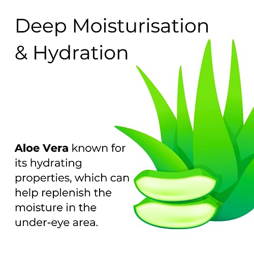 Noor Skincare Under Eye Cream for Dark Circles Removal Women/Men Gel based, Organic, Natural, Rich, Anti-Puffy, Wrinkle Care & Glow Enhancer with Saffron, Almond, Turmeric, Aloe