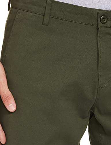 U.S. POLO ASSN. Men Slim Tapered Trouser (Olive_30)