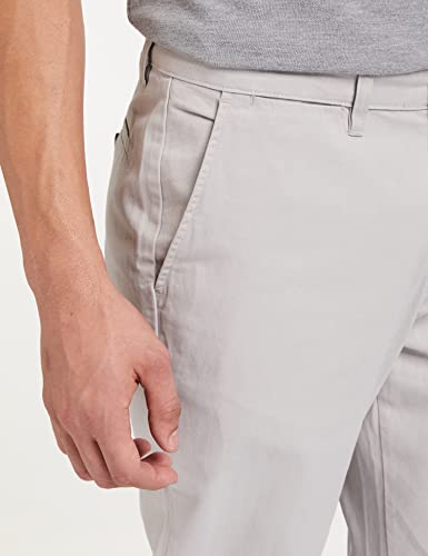 Amazon Brand - INKAST Men's Regular Casual Trousers (INKCT-TO-001_Lt. Grey_32)
