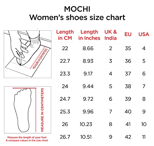 Mochi Women Black Wedge Heel Slip-on UK/6 EU/39 (34-123)