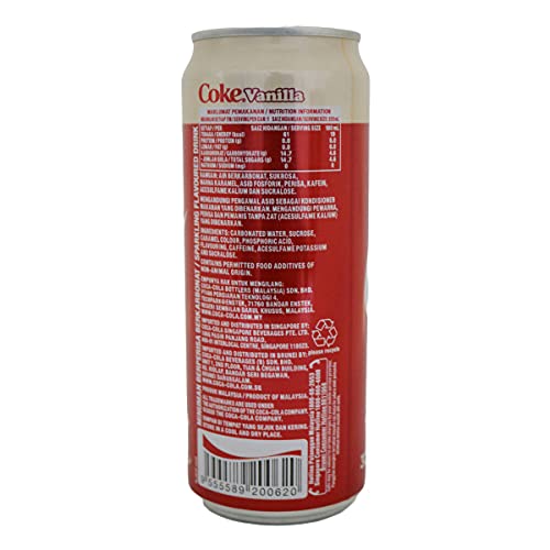 Coca-Cola Vanilla - 6 Pack, 6 x 320 ml