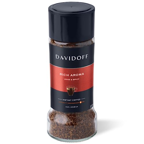 Davidoff Cafe Instant Coffee Jar, Rich Aroma, 100 Gram,Ground