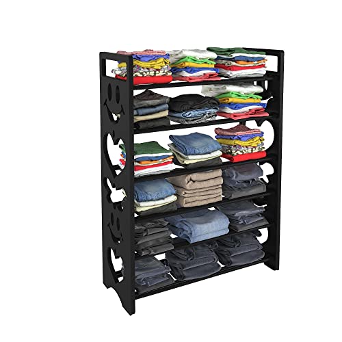 TNT THE NEXT TREND Delta Premium 6 shelf Plastic And Steel Shoe/chappal/Book/Clothes Rack/Stand/For Home (24 Pairs), Large Size