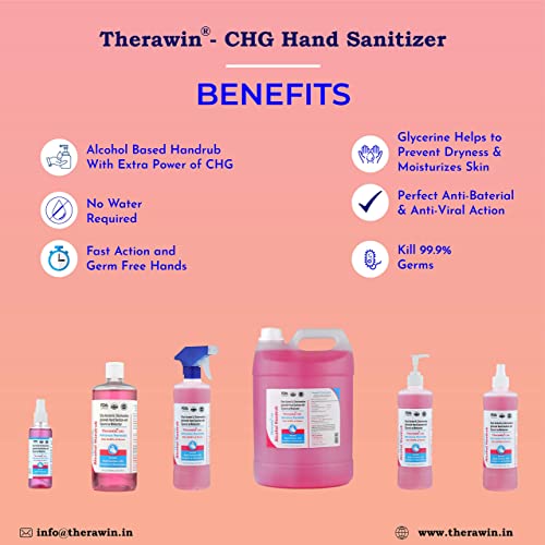 Therawin Hand Sanitizer 500 ML (Dispenser CHG Sanitizer)