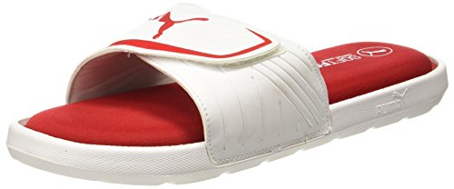 Puma Unisex Adult Starcat Sfoam Barbados Cherry White Slide 8 Kids UK