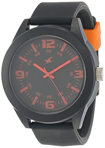 Fastrack Black Dial Analog Watch for Unisex -NR38003PP13W