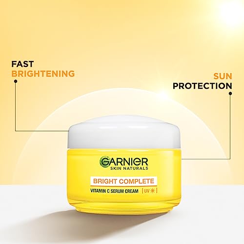 Garnier Skin Naturals, Day Cream, Brightening and with Sun Protection, Bright Complete, 45 g