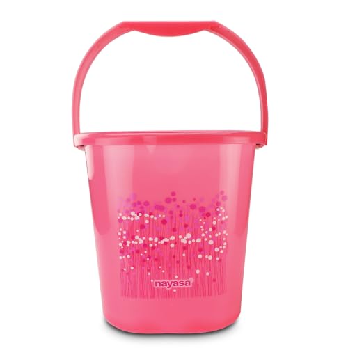 Nayasa Square Ring 20 Funk Bucket (18 Litres) (Pink) (Plastic)