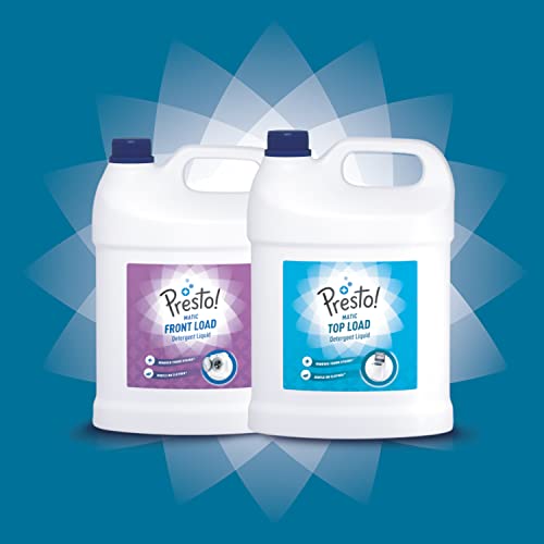 Amazon Brand - Presto! Matic Top Load Detergent Liquid, Mega Saver Pack- 5 L