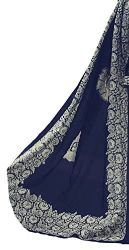 Miraan Cotton Printed Readymade Salwar Suit For Women(MIRAANSAN2520S, Small, Blue)