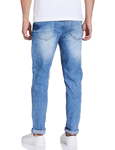 The Indian Garage Co Men's Slim Fit Jeans (0620-DNM-079_Blue_38)