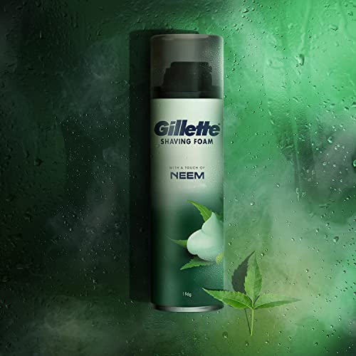 Gillette Pre Shave foam | Neem | 196 gm