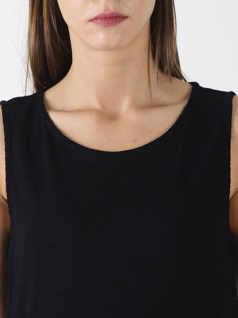 Urgear Women's Plus Size Cotton Blend Solid Round Neck Top