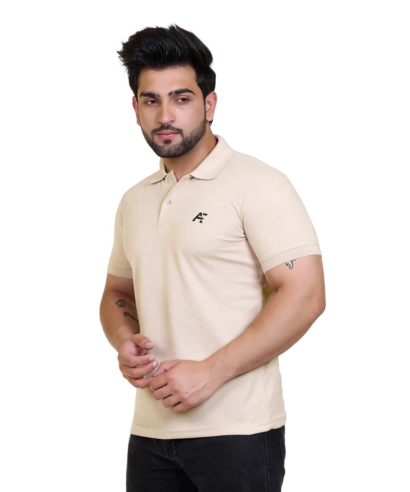 Azf Summer Casual & Outdoor Cotton Blend Polo T-shirt For Men's