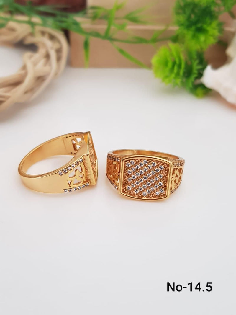 Latest Garrentied Gold Plated Finger Ring
