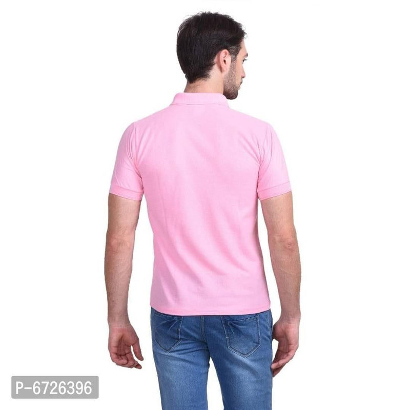 Men Cotton Blend Polo T-shirt
