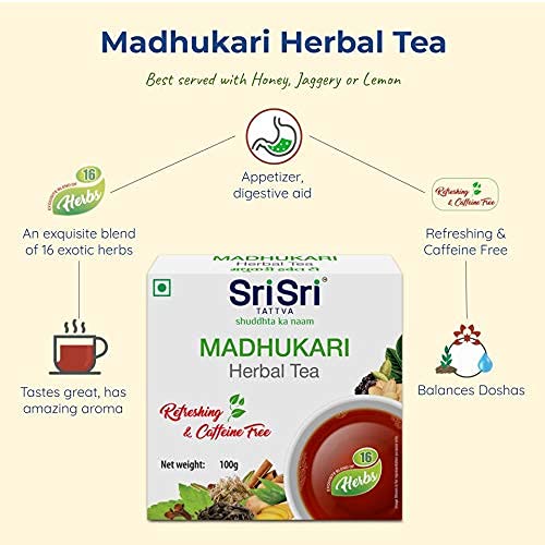 Sri Sri Tattva Madhukari Herbal Tea, 100g