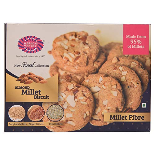 Karachi Bakery Almond Millet Biscuits, 300 g