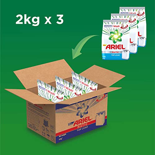 Ariel Matic Top Load Detergent Washing Powder – 4 Kg+2 KG free