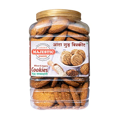 GOLDEN MAJESTIC BAKERY Atta Gud Biscuit (Jaggery)