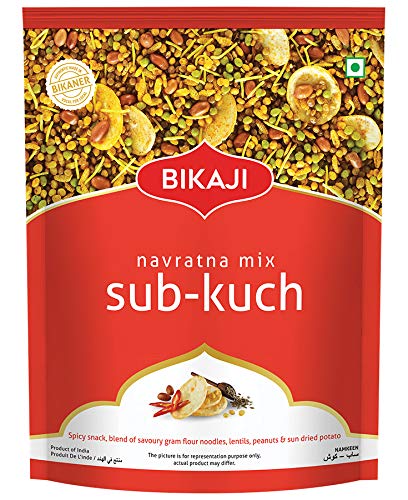 - "Bikaji Sub-Kuch Navratna Mix 1kg - Authentic Indian Tea Snack | Perfect for Snacking Pleasure | Favorite Snack with No Preservatives | Crunchy Mixture of Flavors - Taste the Rich Heritage of Indian Snacks!"