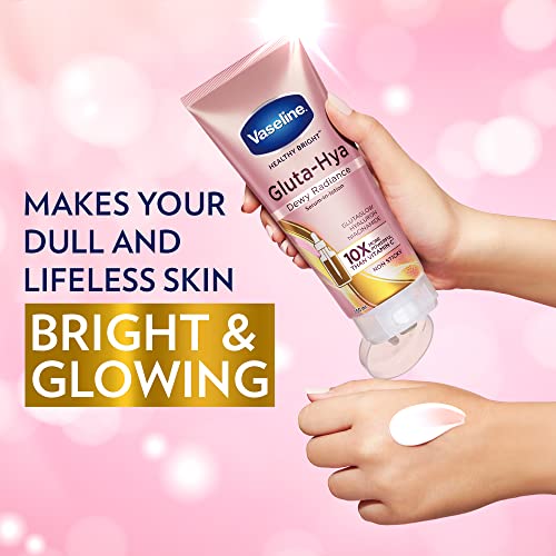 Vaseline Gluta-Hya Dewy Radiance, 200ml, Serum-In-Lotion, Boosted With GlutaGlow, for Visibly Brighter Skin from 1st Use