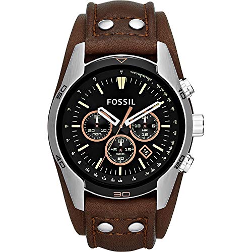 Fossil Chronograph Black Dial Men's Watch-CH2891