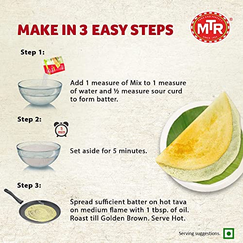 MTR Instant Breakfast Mix - Dosa, 500g