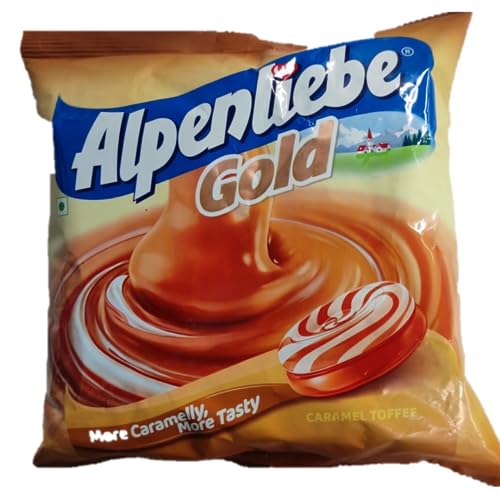 Alpenliebe Gold, Caramel Candy Pouch, 100 Pc, 390 g