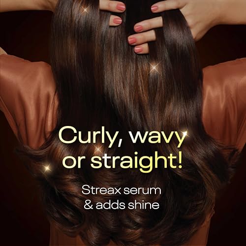 Streax Hair Serum for Women & Men | Contains Walnut Oil | Instant Shine & Smoothness | Regular use Hair Serum for Dry & Wet Hair | Gives frizz-free Hair | Soft & Silky Touch | 100ml