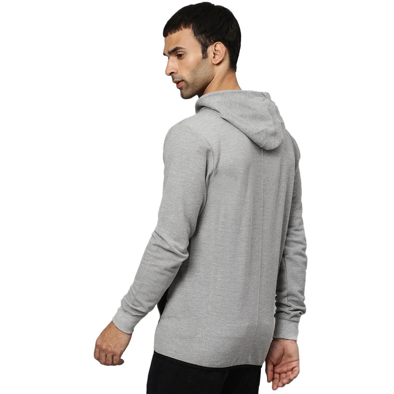 Campus Sutra Cotton Solid Full Sleeves Regular Fit Hoodie