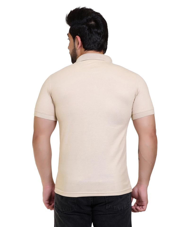 Azf Summer Casual & Outdoor Cotton Blend Polo T-shirt For Men's