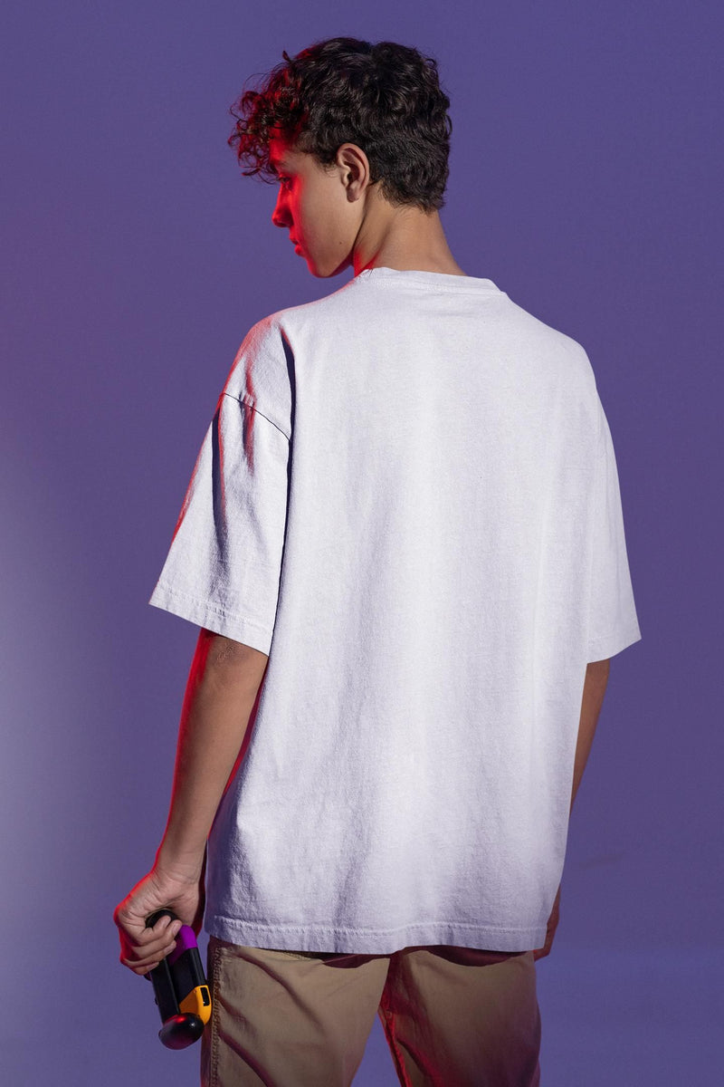 Calm Down Cotton Blend Printed Half Sleeves Mens Round Neck T-Shirt