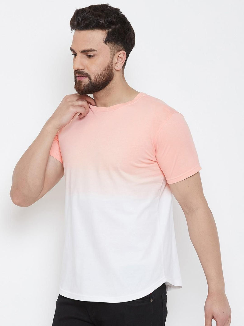 Gritstones Cotton Blend Printed Half Sleeve  Round Neck , Mens T-Shirt