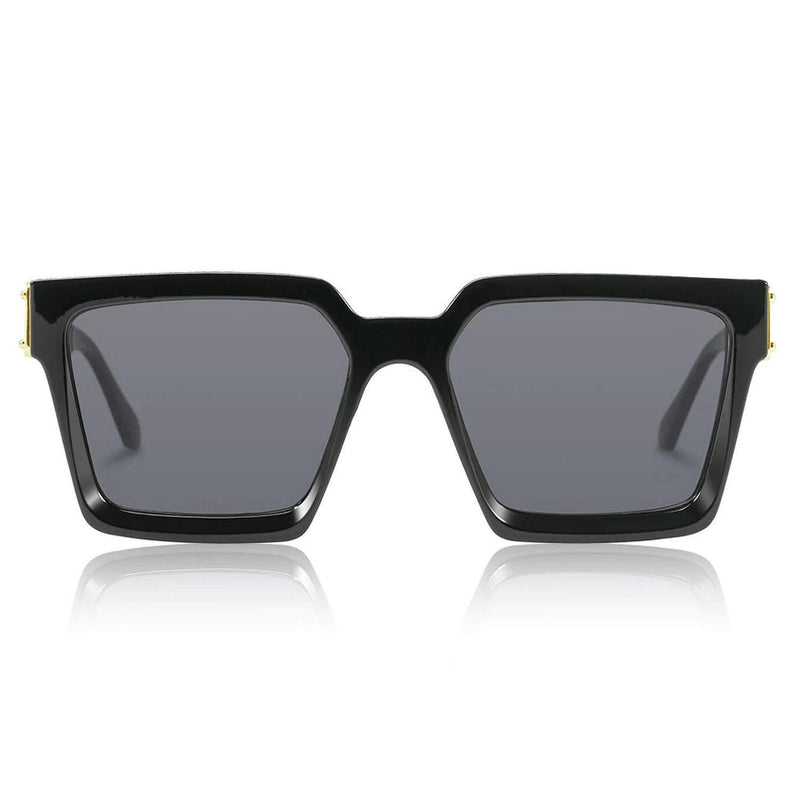 Combo Of Balck And Square Black Sunglass Golden Touch